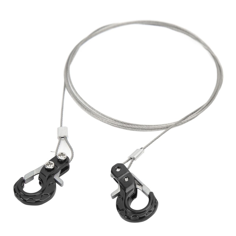 2pcs RC Metal Trailer Hook Aluminum Alloy Steel Rope Lightweight