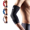 LP SUPPORT 250 Power Sleeve Kompressions-Ellenbogenbandage, Größe:XXL, Farbe:schwarz