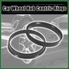 Motoforti 4pcs Plastic 63.4mm to 67.1mm Car Hub Rings Wheel