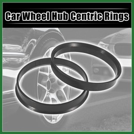 Motoforti 4pcs Plastic 63.4mm to 67.1mm Car Hub Rings Wheel Bore Center Spacer Long-Lasting