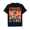 Funny Retro Japanese Dogzilla Miniature Schnauzer T-Shirt