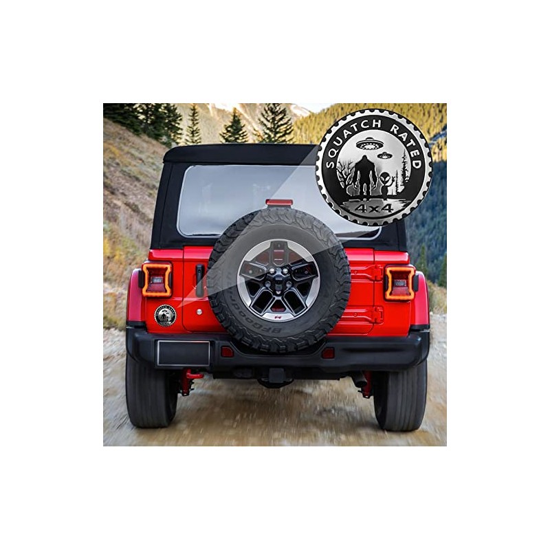 Squatch Aliens Bigfoot 3D Metal Car Badge & Emblem -