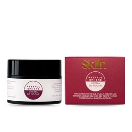 Crema Noche Restful Sphere Hidratación Regeneradora Karité Q10 Rosa Mosqueta Textura Rica Rostro Cuello Escote
