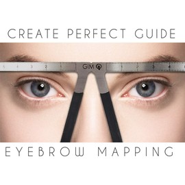 Eyebrow Mapping Guide Ruler for Tattoo and Symmetrical Make UP