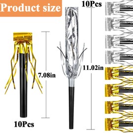 20 PCS Colourful Party Blowers Whistles, Party Blowers for Adults and Kids, Colourful Toy Party Whistles Blowers Kids, Blowers Noisemakers for Birthday Party, Anniversary, Graduation, Wedding