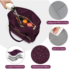 MIYCOO Lunch Bag Lunch Box Women - Leakproof Insulated Lunch Cooler Bag for W...