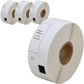 【互換ラベルLabo】 DK-1201 ブラザー 互換 ラベル 4ロールセット brother QL-820 / QL-1050 / QL-1115NWB 等に