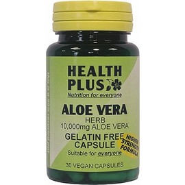 Health Plus Aloe Vera 5000mg Digestive Health Plant Supplement - 30 Gelatin Free Capsules