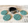 Sea Turtle Coaster Set - Nautical Ocean Beach Coastal Decor