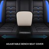 Car Seat Covers Front&Rear Full Set Seat Protector Pu Leather