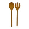 KPC Salad Server Spoon Fork Set of 2 Wooden