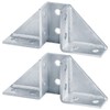 2 Pcs Wing Corner Connector for 1-5/8" Strut Channel, Accept