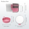 BVN Leak-Proof Denture Bath Cup for Travel, Denture Cup for