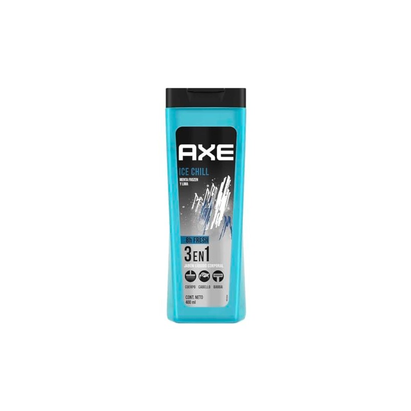 Jabón líquido 3 en 1 Axe Ice Chill 400 ml