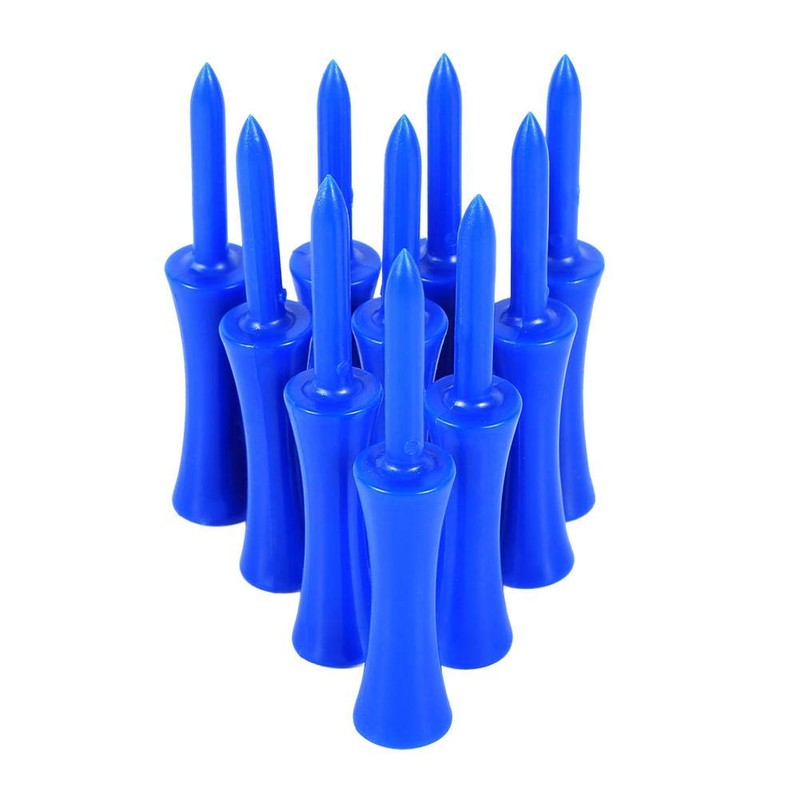 Golf Tees, 100pcs 68mm Plastic Golf Tees Portable Step Down
