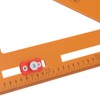 Rafter Square Multi Functional Drilling Positioning Triangle Ruler Carpenter Measuring