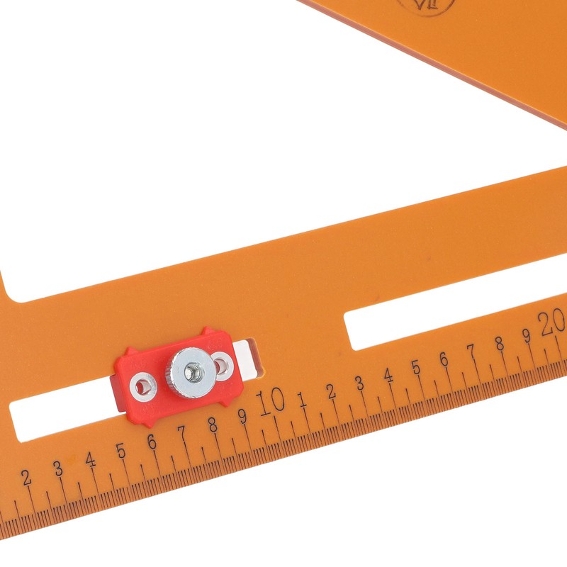 Rafter Square Multi Functional Drilling Positioning Triangle Ruler Carpenter Measuring