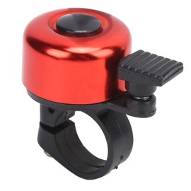 VGEBY Campana de Bicicleta, Aleación de Aluminio, Campanas de Ciclismo, Cuerno, Mini Al Aire Libre, Ruidoso, Nítido Y Claro, Cuernos de Bicicleta(8 * 6 * 5cm-Rojo) Otros Suministros De Ciclismo