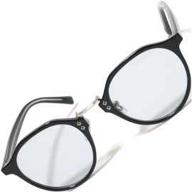 FashionBerry 99% UV Protection Lenses, Metal Combi, Boston Sunglasses, Eye Friendly, No Fatigue, UV Protection, Fashion Glasses, Unisex, Lightweight, Small Face Effect, Black, matte silver x light