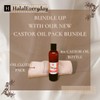 Castor Oil Compress Kit -Reusable Machine Washable, Soft -Pure Cotton