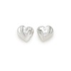 Heart Motif Earrings 09WGA245571SLVF, Metal, No Gemstone