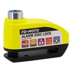 FD-MOTO Alarm Disc Lock & Reminder Cable Black/Yellow Green