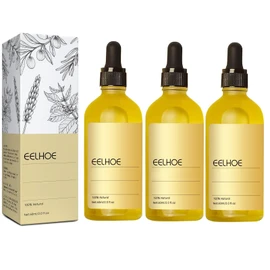 180 ML EELHOE Hair Growth Oil, Veganic Natural Hair Growth Oil, Hair Rosemary Oil for Dry Damaged Hair and Growth Thin Hair. (3Pcs)