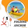 CLSSLVVBN Kayak Anchor Set Including Grappling Hook and Durable Nylon