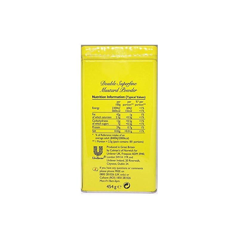 Colman's Dry Mustard Powder, 16 Ounce