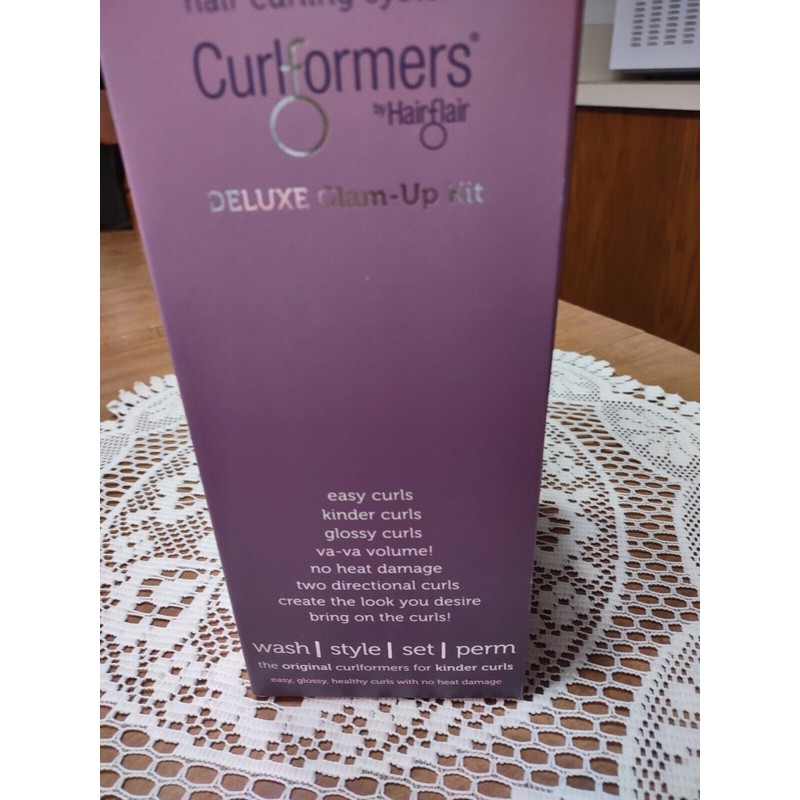 Curlformers Hair Curlers Deluxe Range Corkscrew Glam Up Kit, 20