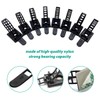 25 Pieces Desk Wire Organizer Cable Ties Zip Ties Adhesive