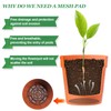 Shudyaer Flower Pot Hole Pad Bonsai Pots Bottom Grid Mat