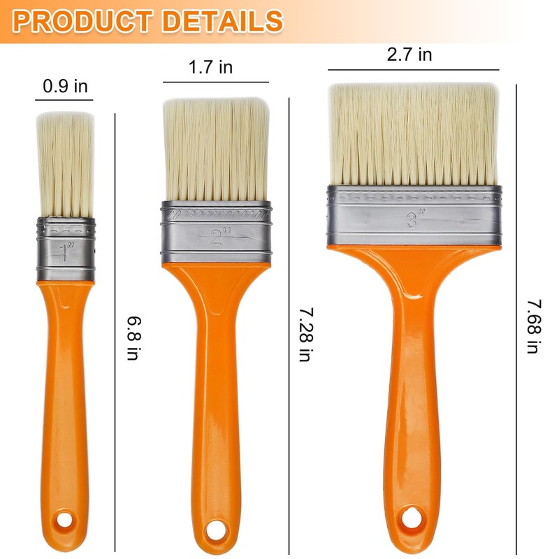 3 Pack Microfiber Duster Brush, Soft Bristles Detailing Brush Dusting
