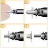 235pcs Aluminum Rivet Nuts Set M10 M8 M6 M5 M4