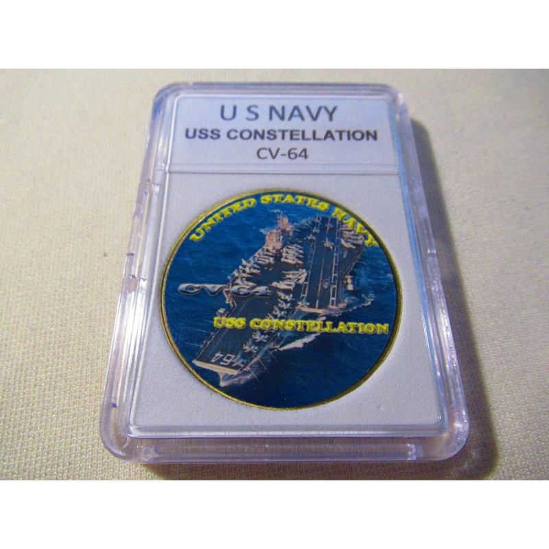 US NAVY - USS CONSTELLATION CV-64 Challenge Coin