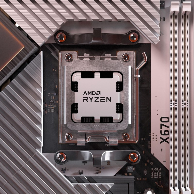 AMD Ryzen 5 8400F processor (6 Core/12 threads, 65W TDP,