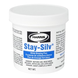 HARRIS SSWF5 Stay Silv Brazing Flux, 5 lb. Jar, White