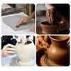 6pcs Stainless Steel Clay Scraper Pottery Steel Clay Serrated Scraper