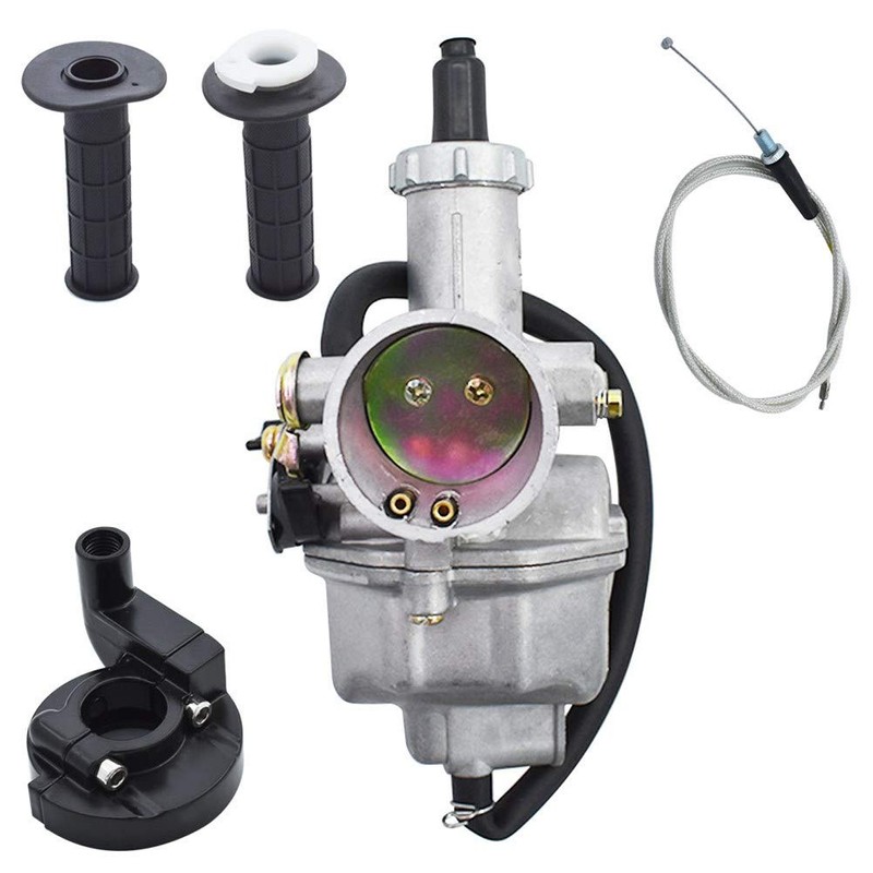 ALL-CARB Carburetor Carb with Handlebar Grips and Throttle Cable Replacement