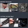 3 in 1 Car Emergency Escape Tool Keychain, Multifunctional Car
