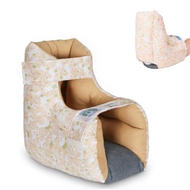 EHUCONHEEL 1 PC ‌Heel Protector for Pressure Sores with Colorful Patterns, Adjustable Foot Cushion for Bed Ridden Patients,Ankle Pillow for Heel Pain (7502-Forest Elf, Standard-1PC)