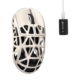 MAMBASNAKE x ATTACK SHARK R2 Magnesium Alloy Mouse, Gaming Mouse, 8k Mouse, PixArt PAW3950, Light Sensor, 1.5 oz (43 g), Ultra Lightweight, 3 Mode Connection, Bluetooth/2.4G Wireless/USB-C Wired,