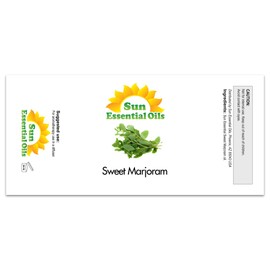 Sun Essential Oils 2oz - Marjoram (Sweet) Essential Oil - 2 Fluid Ounces