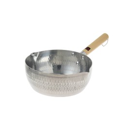 Strix Design SA-091 Snow Flat Pot, Silver, 7.9 inches (20 cm), Wide Bottom, Easy to Use, Lightweight, Gas Fire