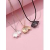 LIU JUN Bff Necklace For 3, Weirdo 1 Weirdo 2