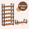X-cosrack Freestanding Wine Rack Holds 24 Bottles, 6-Tier Floor Standing