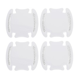TUCKBOLD Car Universal Car Door Handle Cup Cover Anti-Scratch | Protection Film Reflective Stickers White 4 Pcs