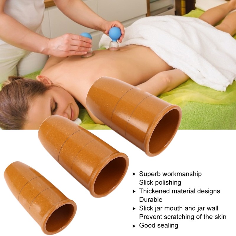 Household Bamboo Cupping Body Massage Healthy Care Vacuum Therapy Cupping