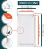 ECOPRO VENT 6" x 12" White Metal Access Panel. Service