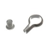 BANJO BOOKCASE FURNITURE SHELF SUPPORT SET STUD AND SOCKET NP STEEL (PACK OF 12)